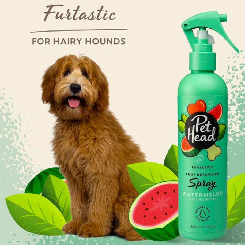 Pet Head Furtastic Knot Detangler Spray – Watermelon with Shea Butter