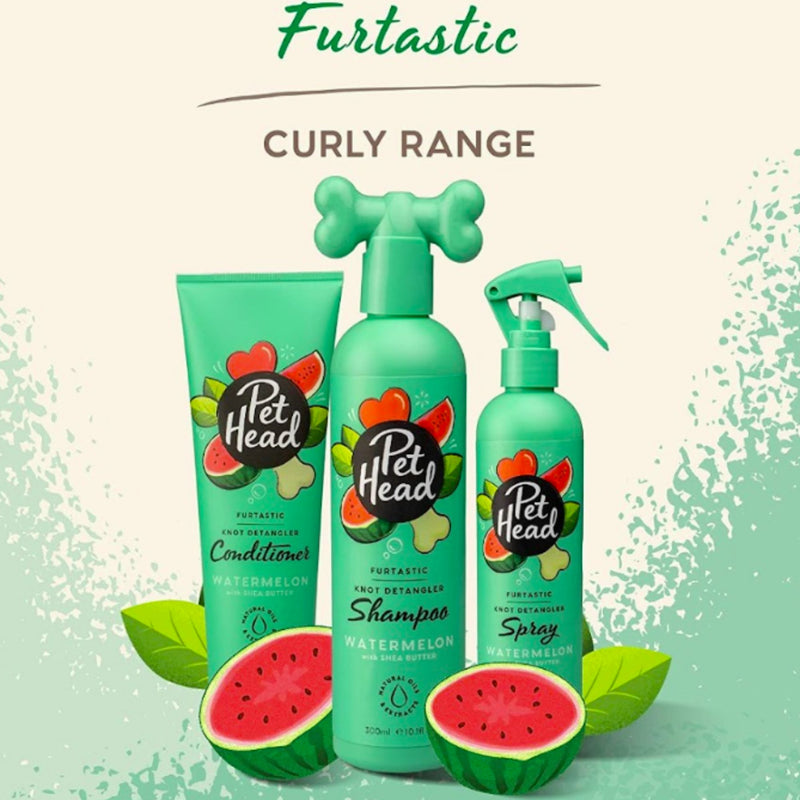 Pet Head Furtastic Knot Detangler Spray – Watermelon with Shea Butter