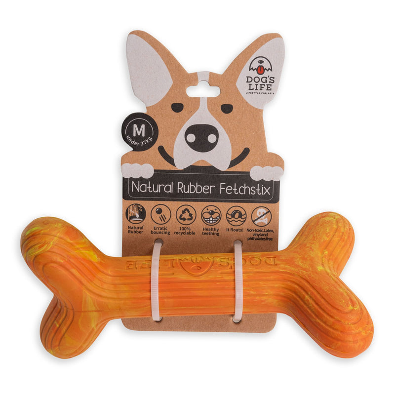 Dog’s Life FetchStix – Natural Rubber Chew & Fetch Dog Toy