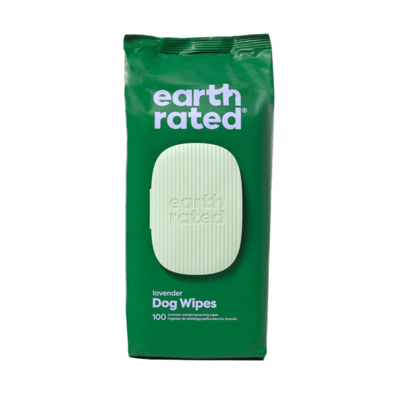 Earth Rated Hypo-Allergenic Dog Wipes for Paws, Body & Bums – 100pk