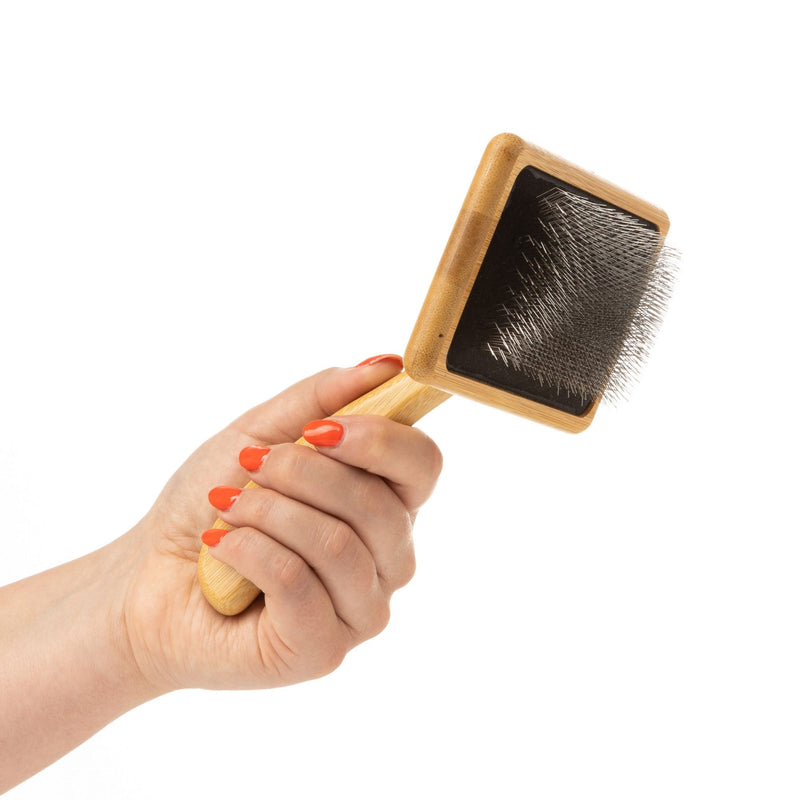 Mikki Bamboo Soft Pin Slicker