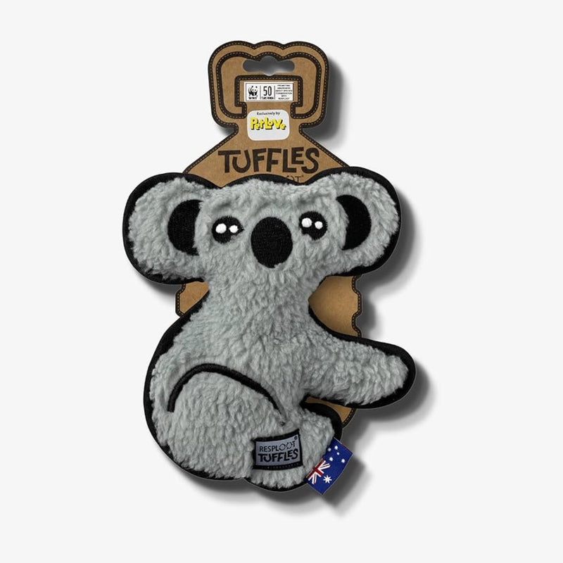 PetLove Resploot Tuffles Koala Plush Dog Toy