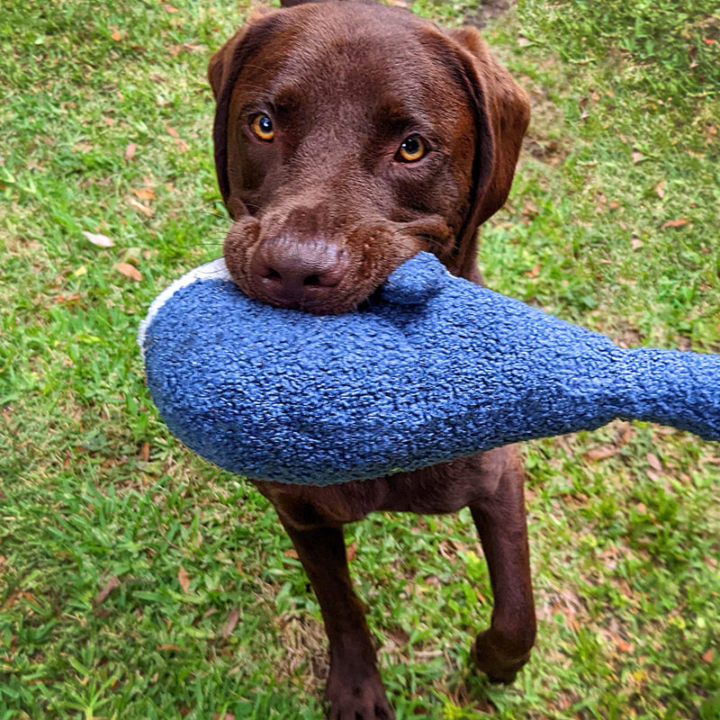 Rosewood Tufflove Whale Plush Dog Toy