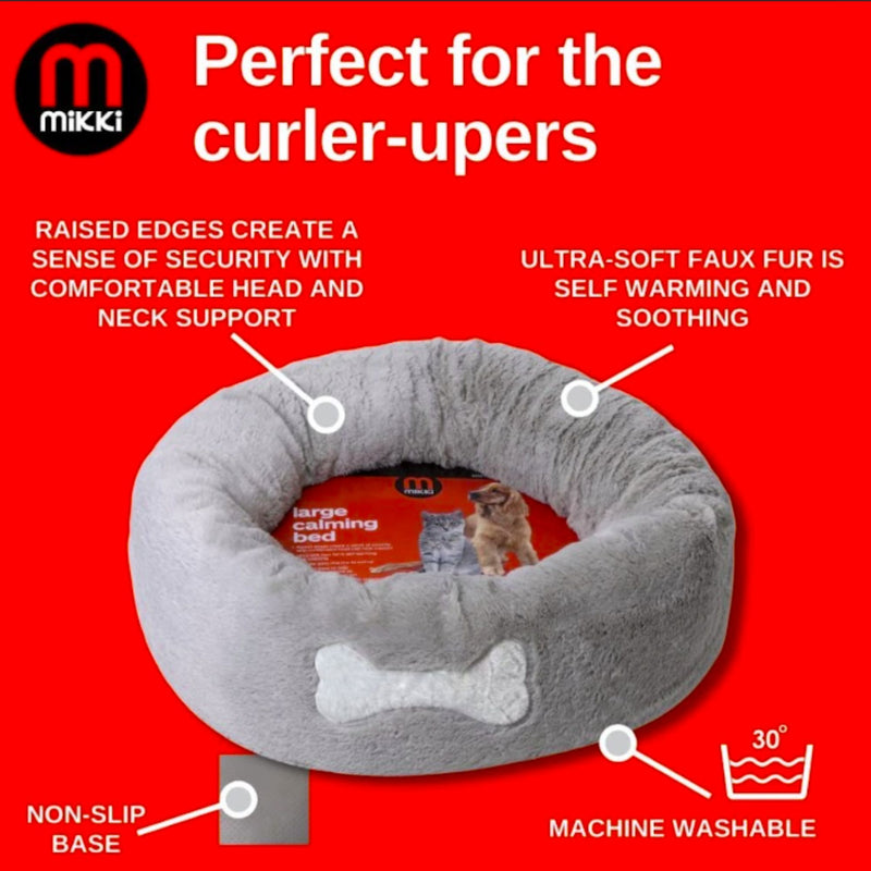 Mikki Calming Donut Bed for Dogs & Cats