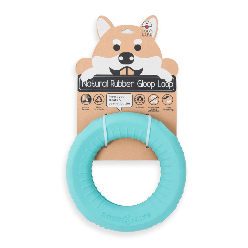 Dog’s Life Natural Rubber Gloop Loop Dog Toy