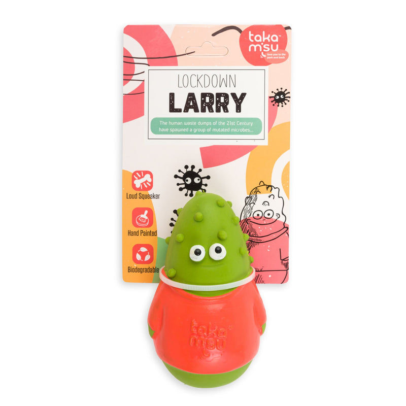 Takamisu Lockdown Larry – Latex Rubber Dog Toy