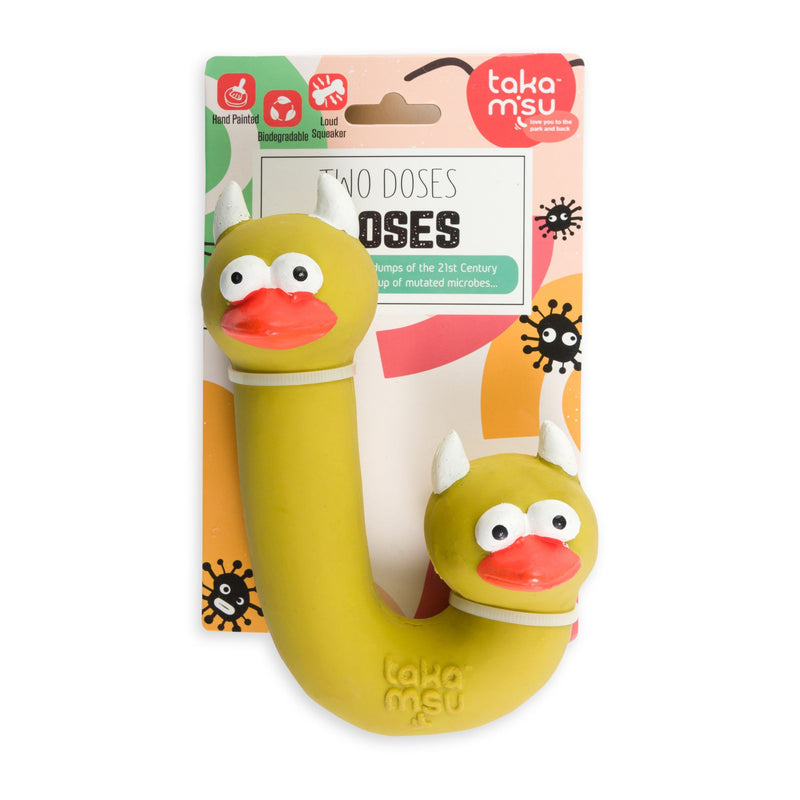 Takamisu Two Doses Moses – Latex Rubber Dog Toy