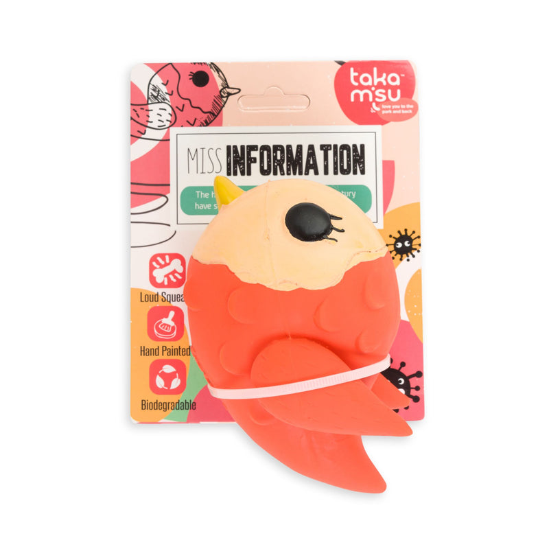 Takamisu Miss Information – Latex Rubber Dog Toy