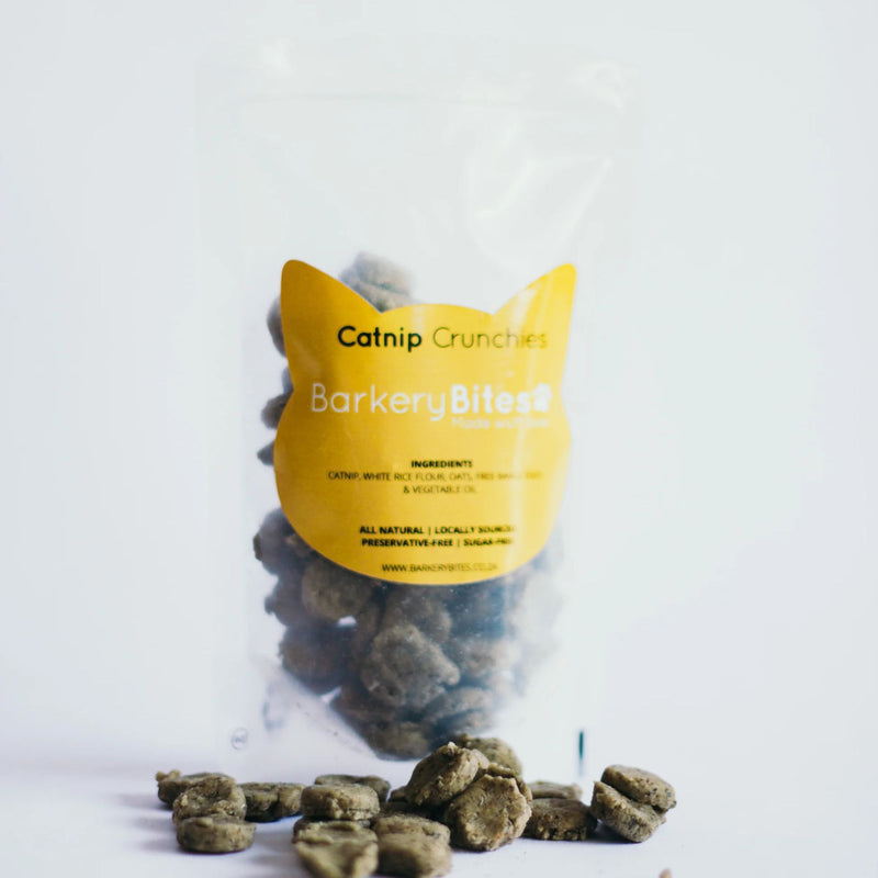 Barkery Bites Biscuit Kitty Tuna & Catnip Crunchies – 100g