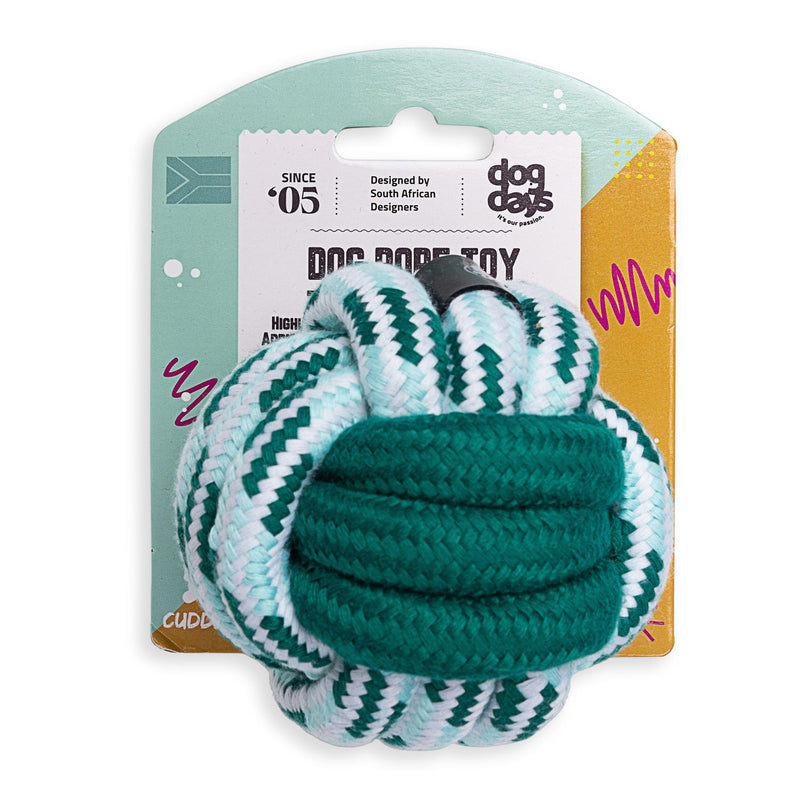 Dog Days Rope Ball Dog Toy 8cm