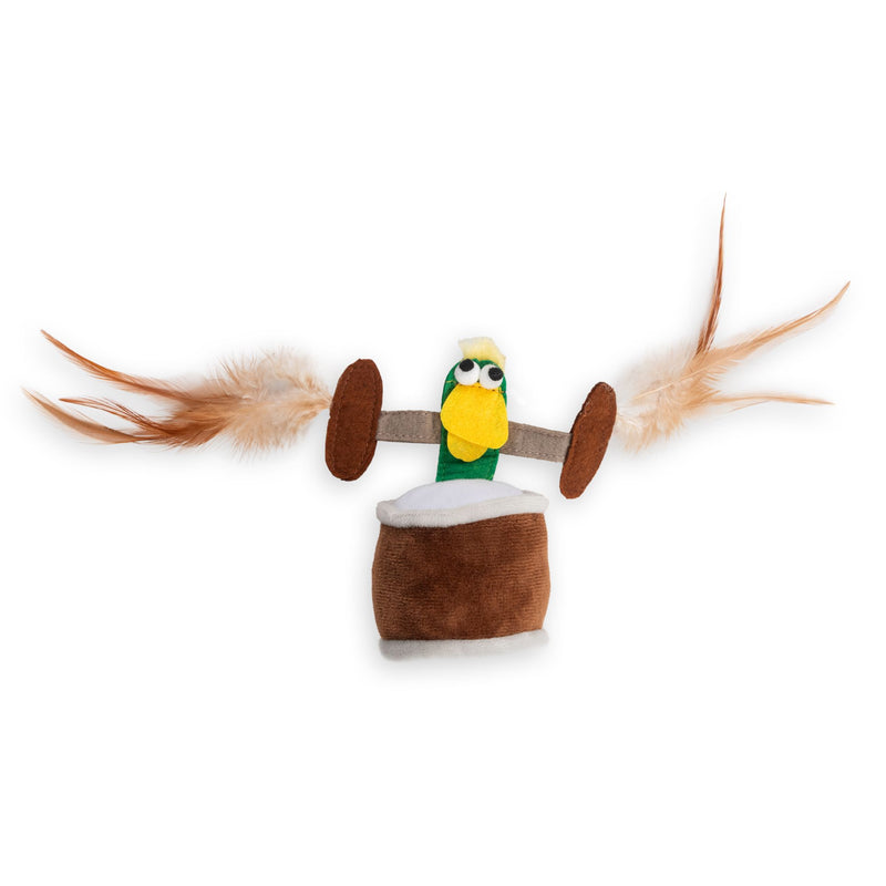 Cat’s Life Funny Duck with Feather