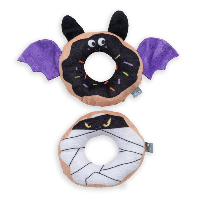 Cat’s Life Scary Bat & Mummy Donuts Plush Toy Combo
