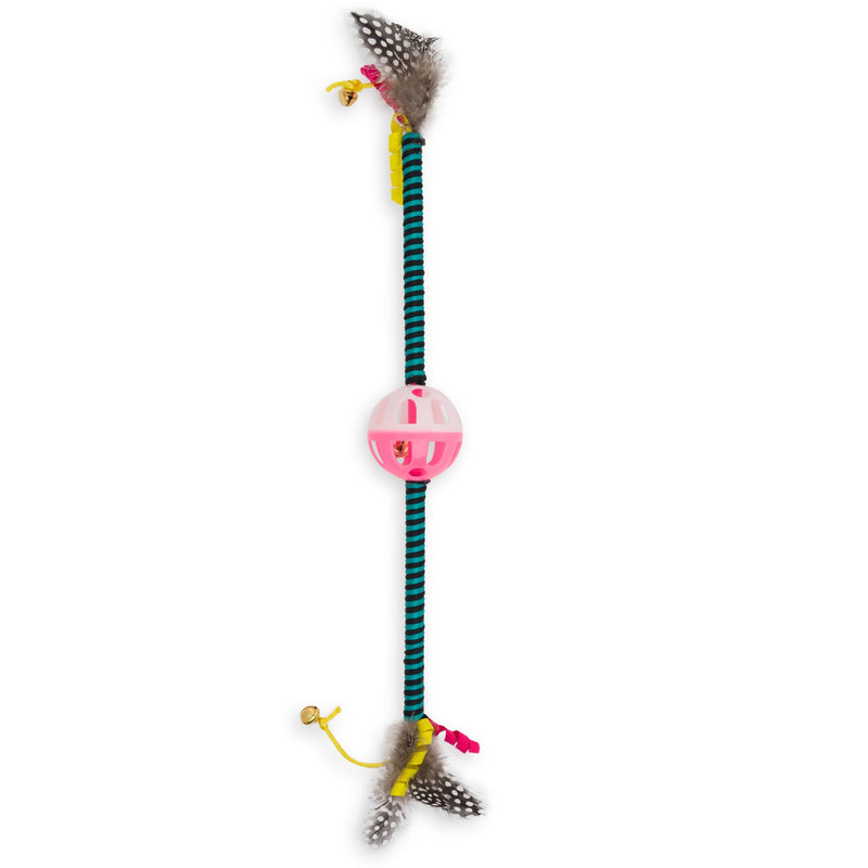 Cat’s Life Double Ends Feather Wand Indie Bird Catnip Toy, 13cm