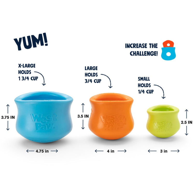 West Paw Zogoflex Toppl® - Fill, Freeze & Treat Puzzle Toy