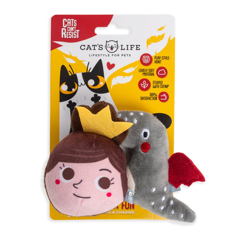 Cat’s Life Fairytale Princess & Dragon Cat Toy Set