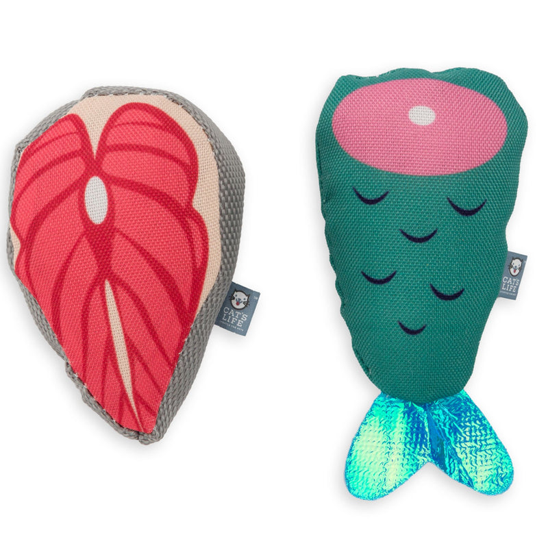 Cat’s Life Kittie Fishies Plush Catnip Toy Combo