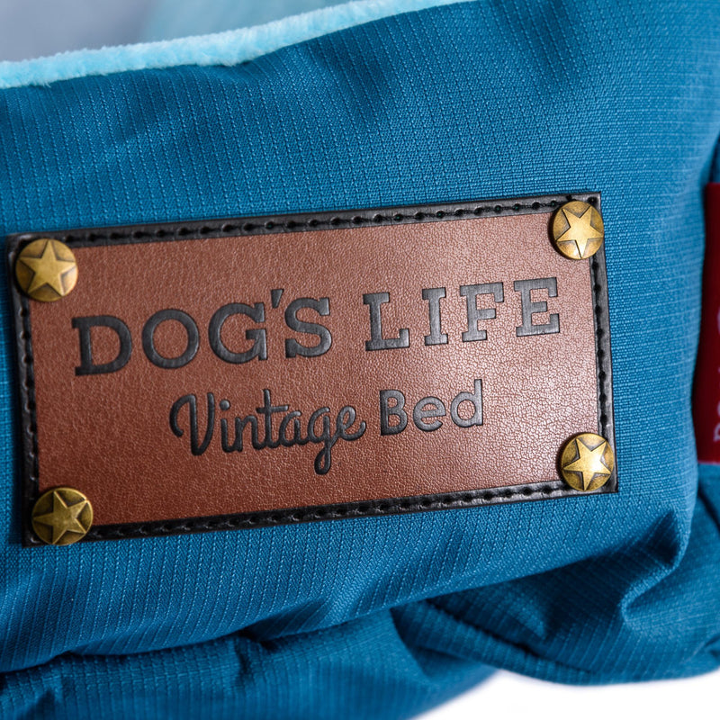 Dog's Life Winter Vintage Lounger Bed