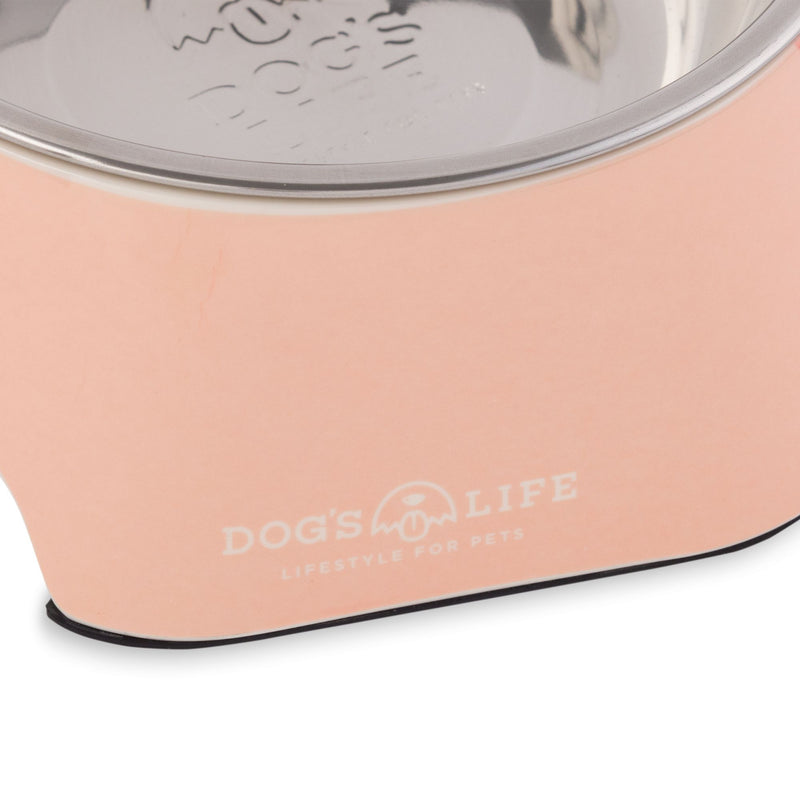Dog's Life Stainless Steel Melamine Dog & Cat Bowl