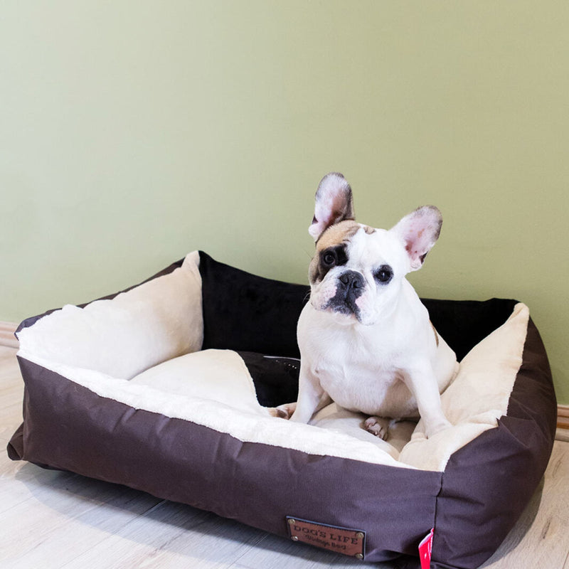 Dog's Life Winter Vintage Lounger Bed