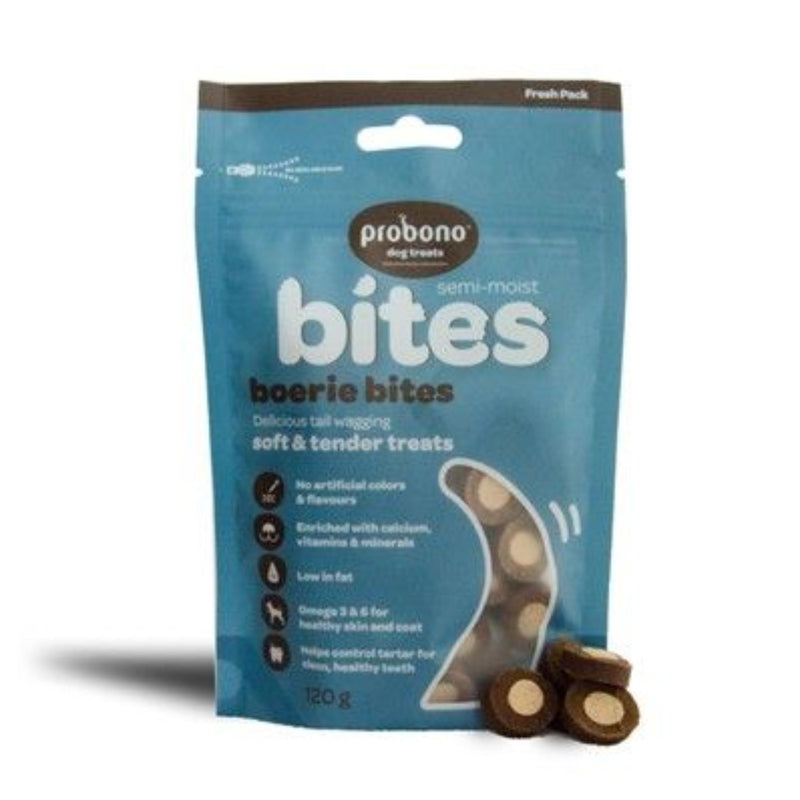 Probono Semi-Moist Boerie Bites Dog Treats