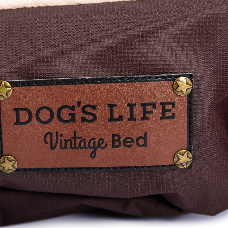 Dog's Life Winter Vintage Lounger Bed