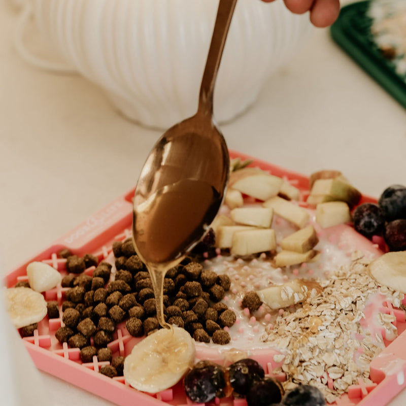 Dog's Life Lickalot OOXX Slow Feed Enrichment Mat for Dogs