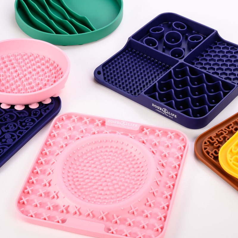 Dog's Life Lickalot OOXX Slow Feed Enrichment Mat for Dogs