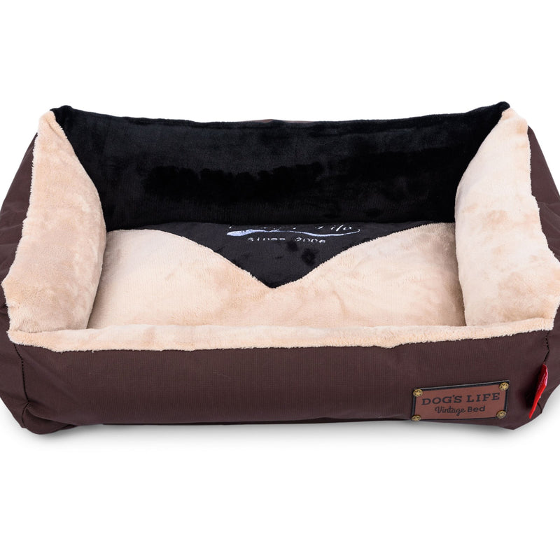 Dog's Life Winter Vintage Lounger Bed