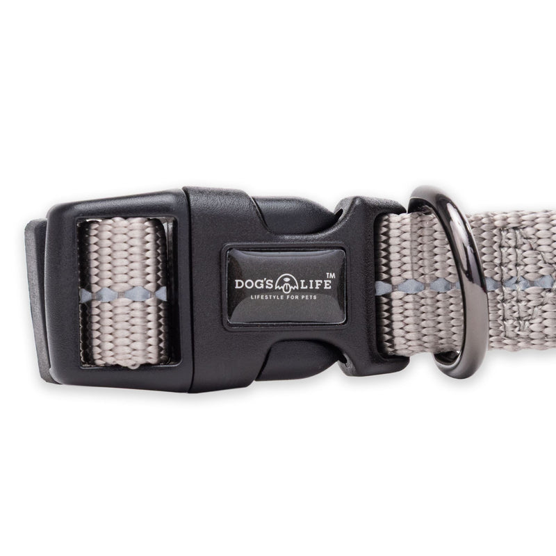 Dog's Life Supersoft Designer Webbing Comfortable & Reflective Dog Collar
