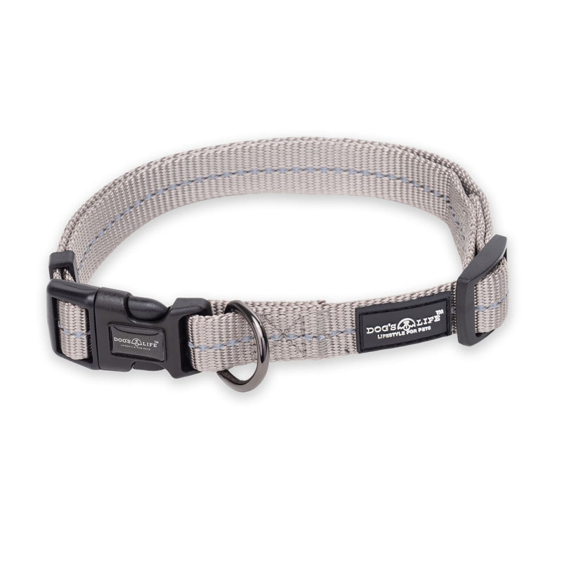 Dog's Life Supersoft Designer Webbing Comfortable & Reflective Dog Collar