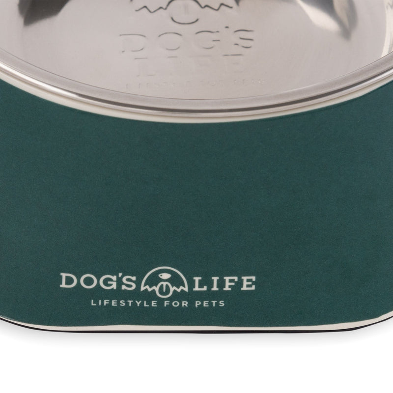 Dog's Life Stainless Steel Melamine Dog & Cat Bowl