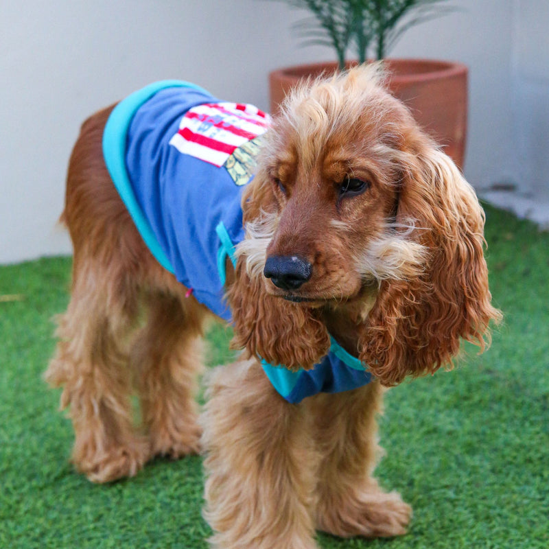 Dog's Life "My Dad is Addicted to Fries" Doggy Tee Cotton Dog Shirt