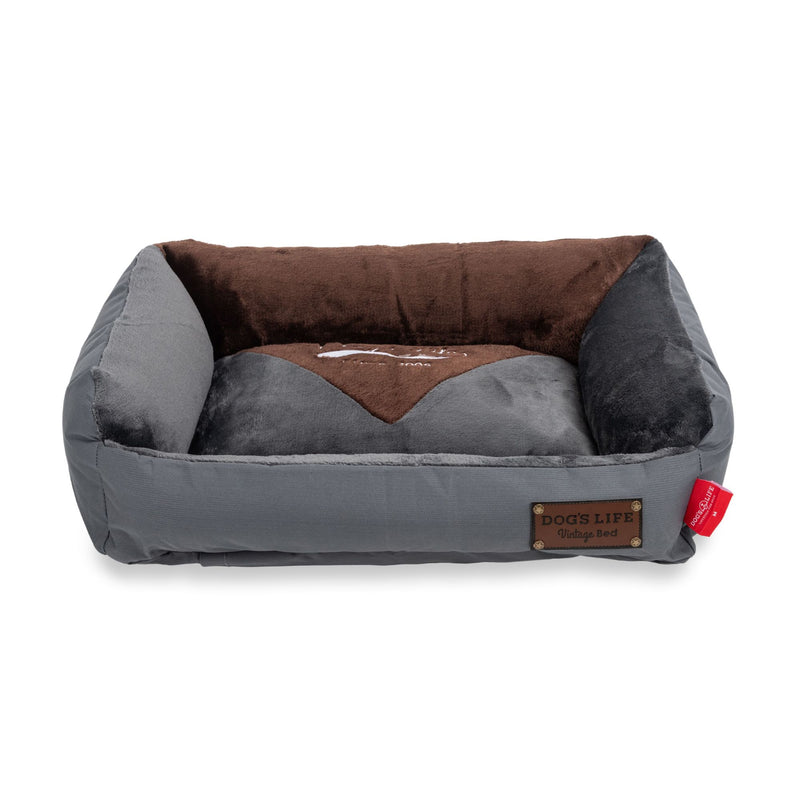 Dog's Life Winter Vintage Lounger Bed
