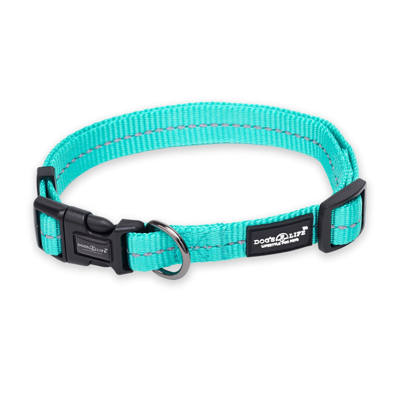 Dog's Life Supersoft Designer Webbing Comfortable & Reflective Dog Collar