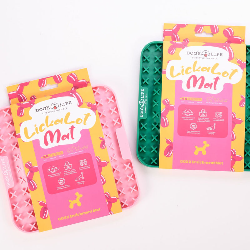 Dog's Life Lickalot OOXX Slow Feed Enrichment Mat for Dogs