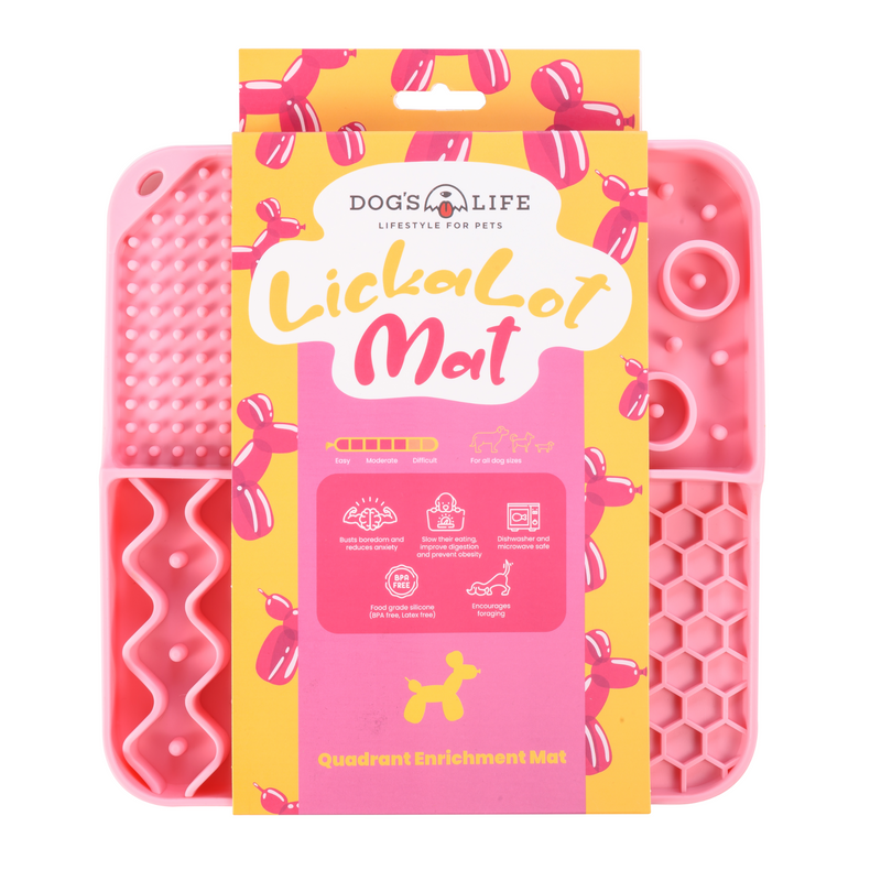 Dog's Life Lickalot Quadrant Slow-Feeding Mat