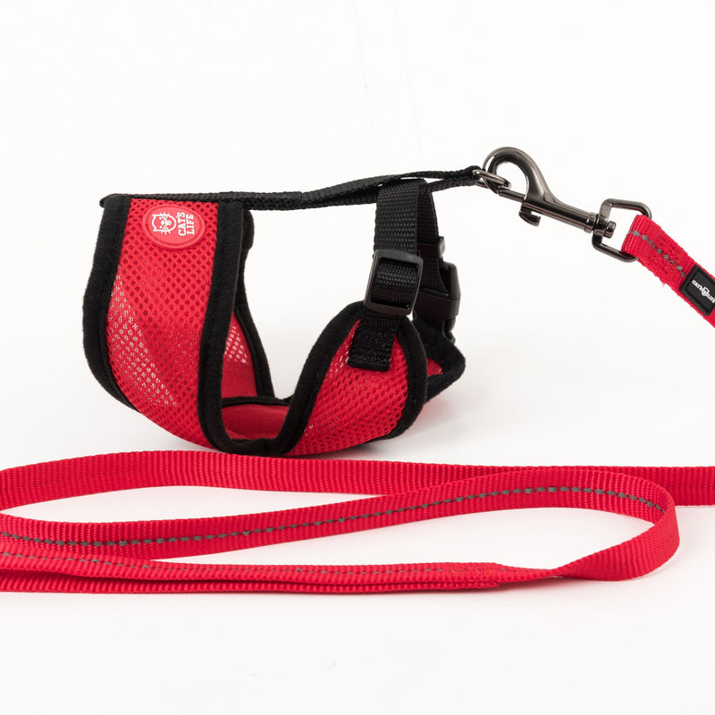 Cat's Life Mini Soft Harness for Cats with Velcro & Leash