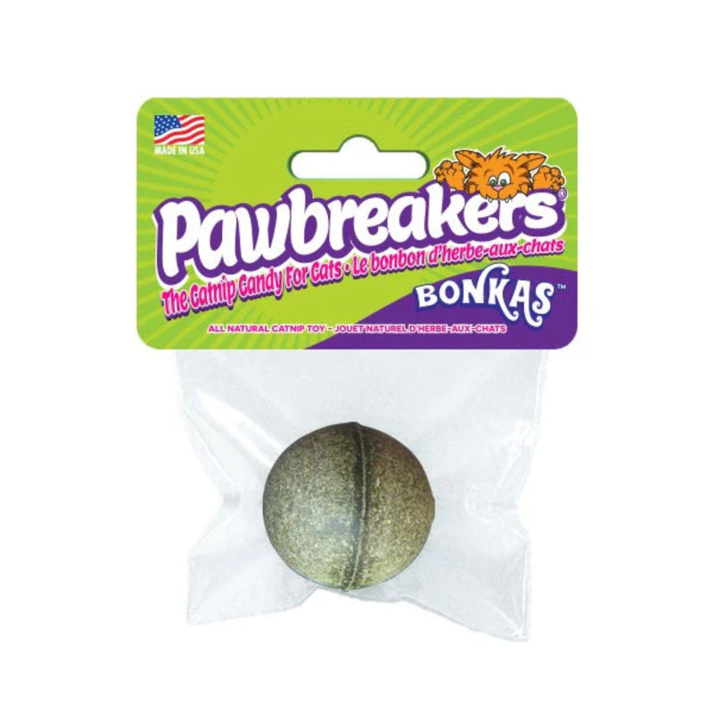 Pawbreakers Bonkas Original All-Natural Catnip Toy & Treat for Cats