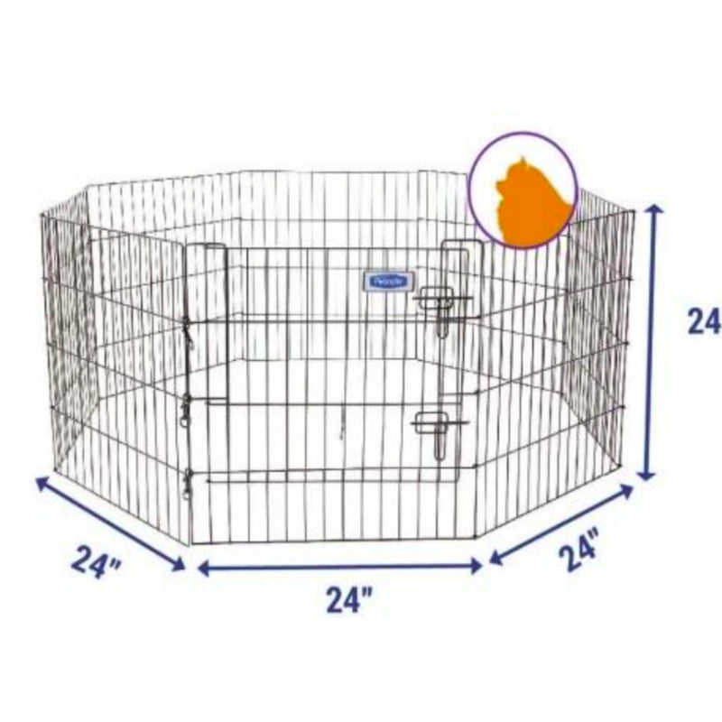 Petmate Exercise Pen with Door – Portable Indoor & Outdoor Enclosure for Pets