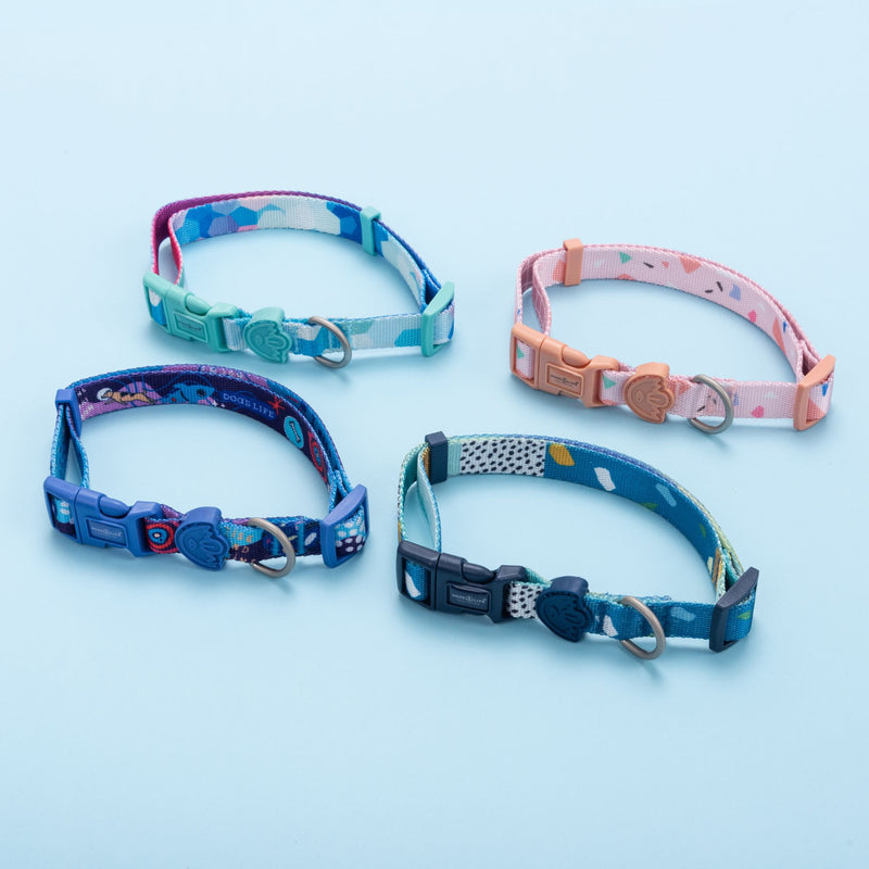 Dog's Life Designer Pooch Collar Double-Sided Stylish Dog Collar