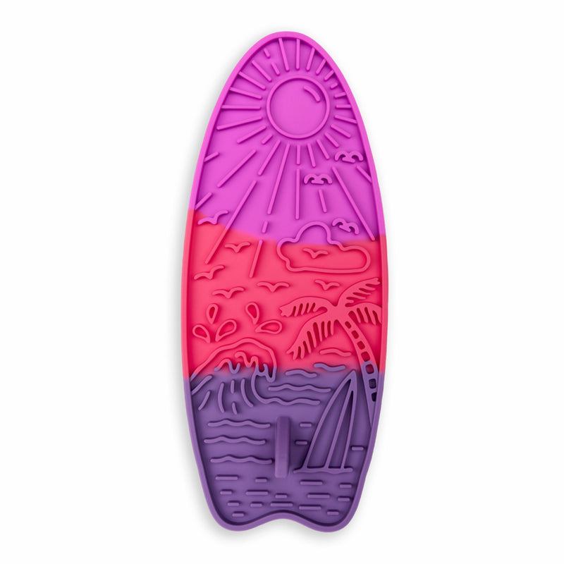 Dog’s Life Lickalot Surfboard Enrichment Mat – Sunrise & Sunset