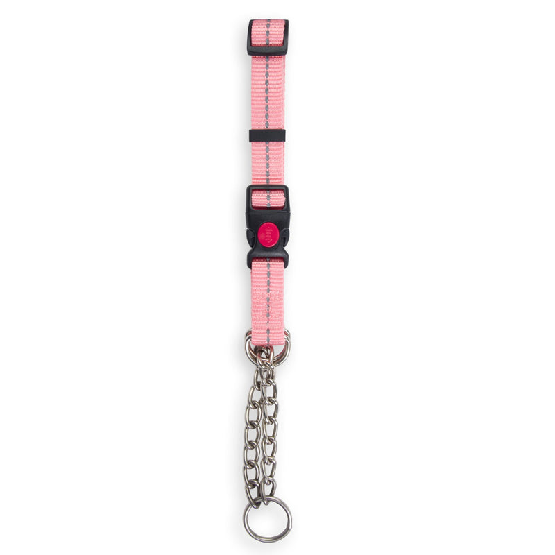 Dog's Life Reflective Martingale Chain Dog Collar Adjustable & Durable