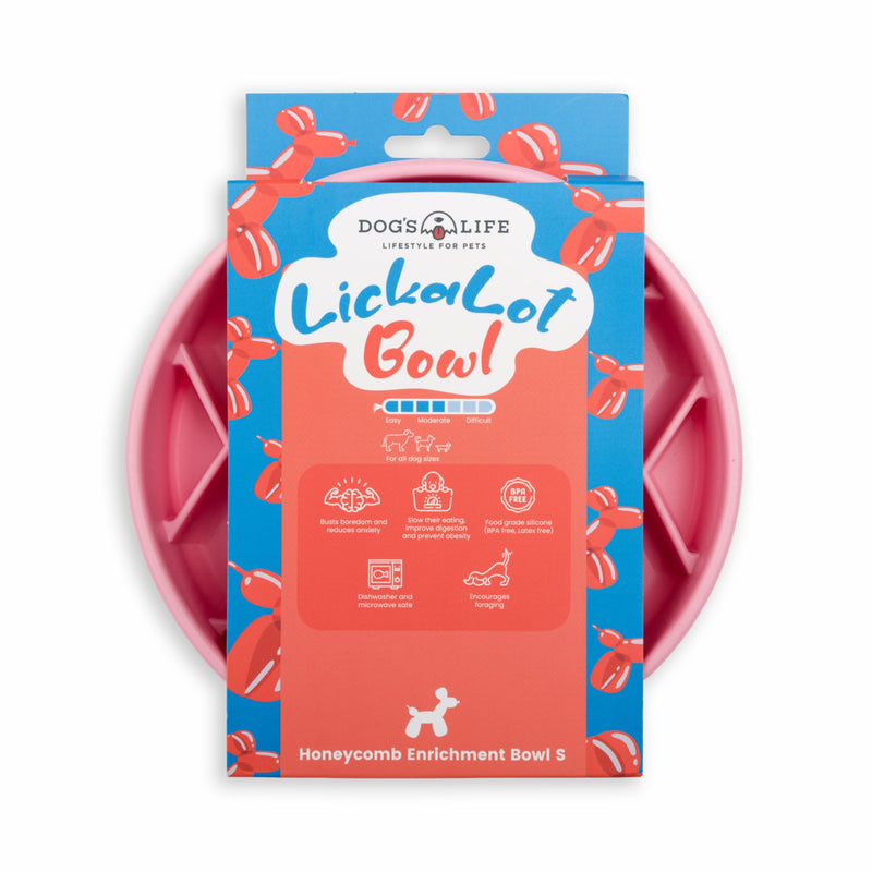 Dog’s Life Lickalot Honeycomb Enrichment Bowl