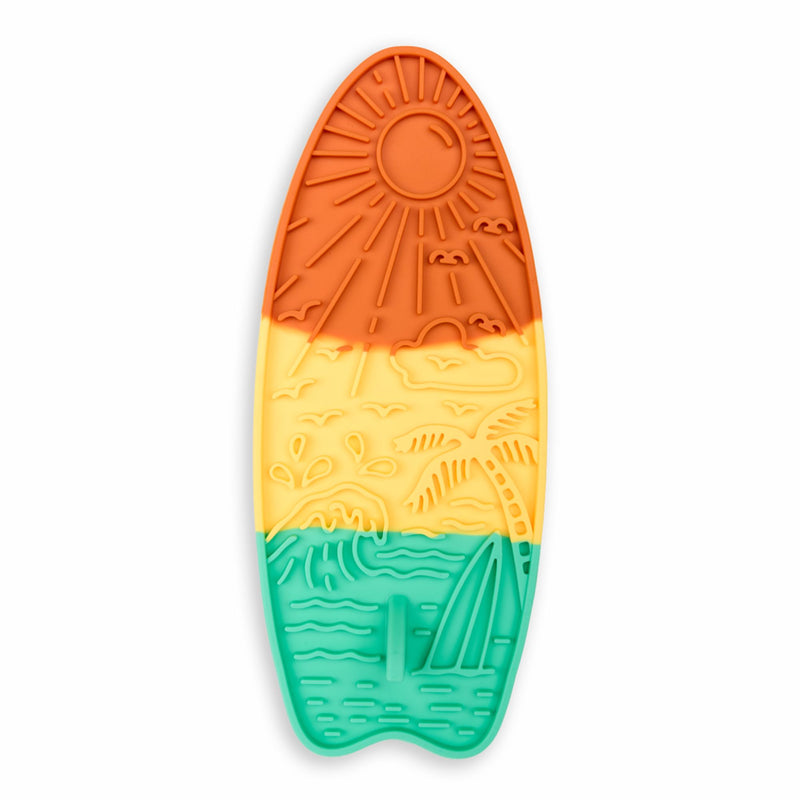 Dog’s Life Lickalot Surfboard Enrichment Mat – Sunrise & Sunset