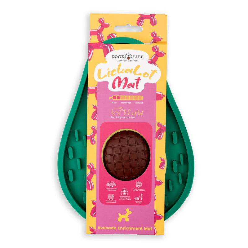 Dog’s Life Lickalot Avocado Enrichment Mat