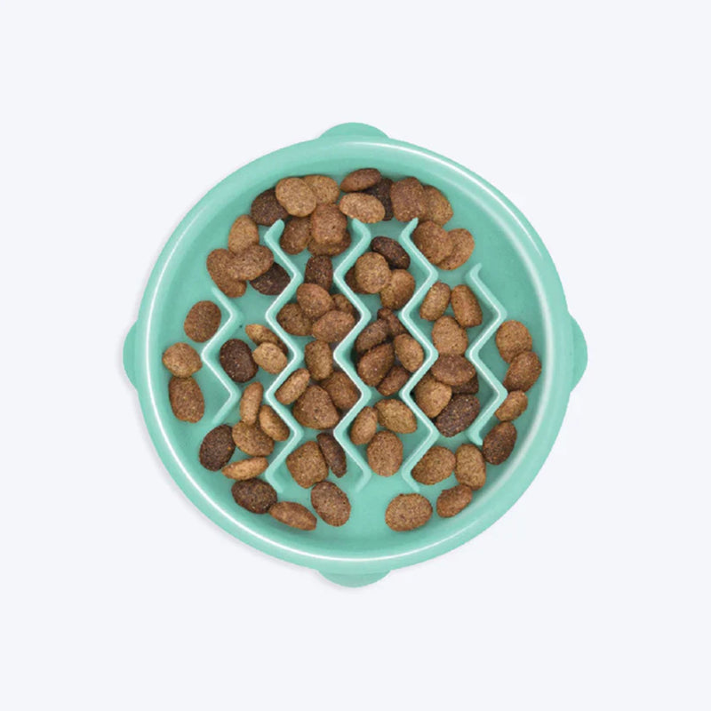 Outward Hound Fun Feeder Tiny Slow Feeder Dog Bowl