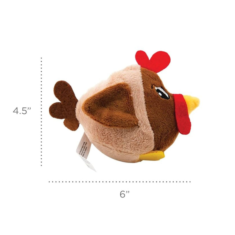 Outward Hound Fattiez Chicken Dog Toy – X-Small