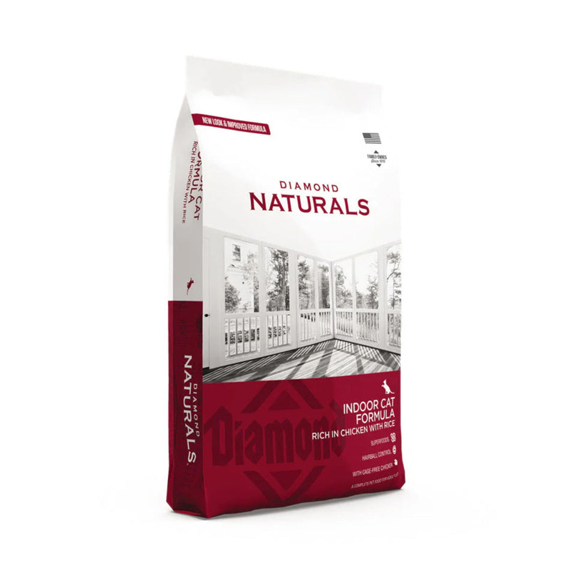 Diamond Naturals Indoor Cat Formula – Rich in Chicken with Rice
