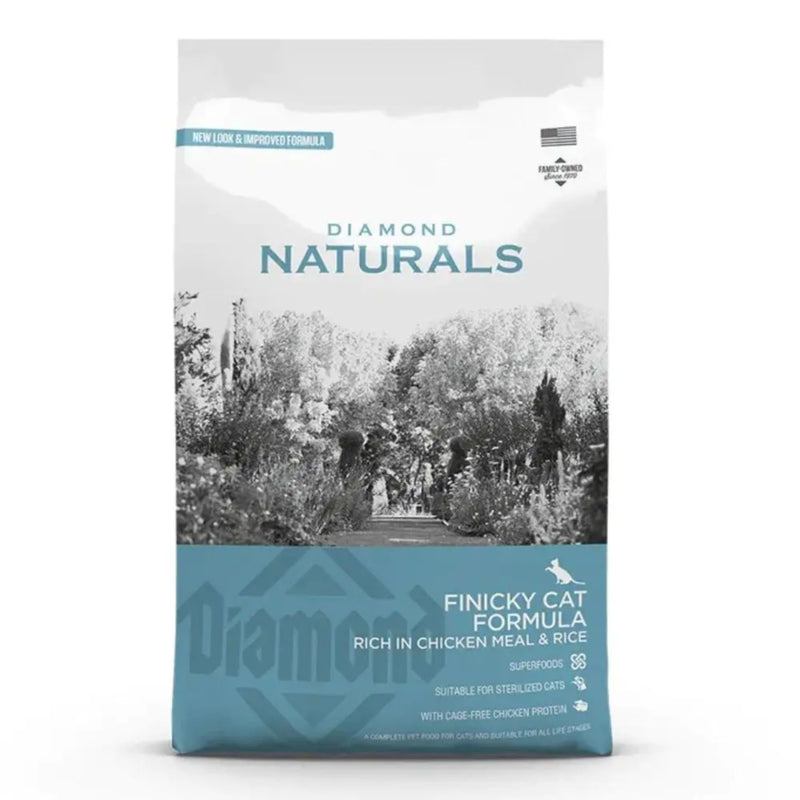 Diamond Naturals Finicky Cat Formula – Chicken Meal & Rice