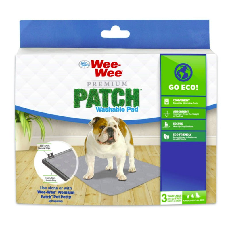 Wee-Wee Premium Patch Washable Dog Pee Pad 3 Pack